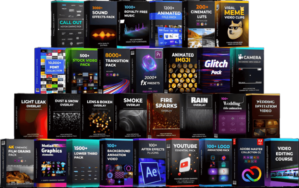 Mega Video Editing Bundle (Instant Lifetime Access Within 30 Seconds) With Reselling Rights – Image 2